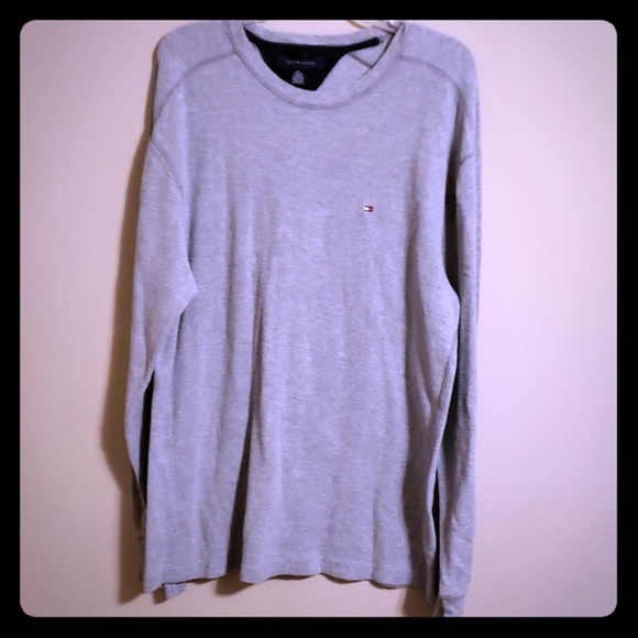 Tommy Hilfiger long sleeve thermal grey - Picture 1 of 5